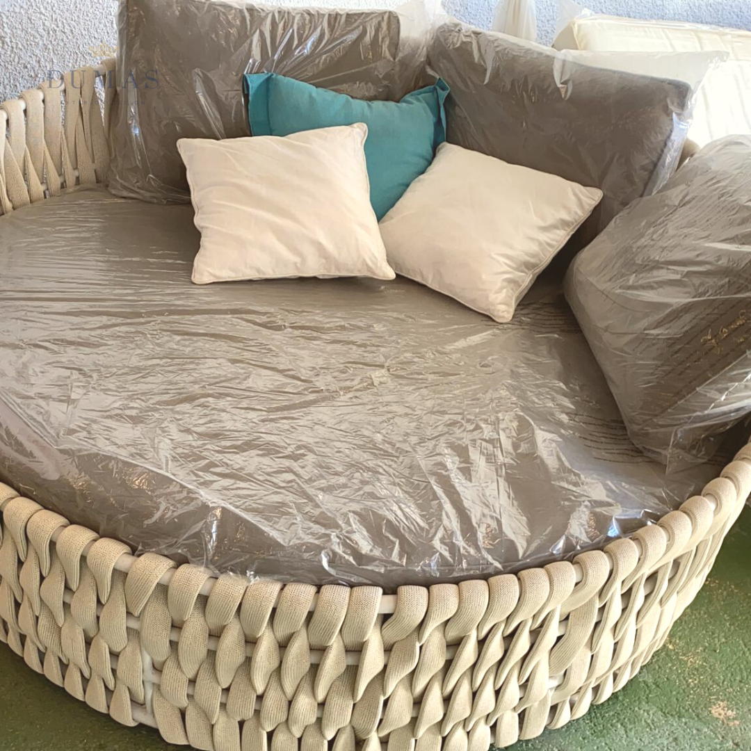 Rosy Brown Premium Rope Day Bed